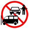 Let's stop parking without permission --Pictogram ｜ Free illustration material