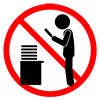Please stop browsing --Pictogram ｜ Free illustration material