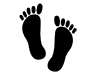 Footprints | Evidence-Pictograms | Free Illustrations