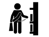 Shoplifter | Steal | Put in a bag-Pictogram | Free illustration material