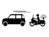 Speed ​​Violation | Police Officer | Tickets-Pictograms | Free Illustrations