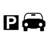 Parking Area-Pictogram ｜ Free Illustration Material