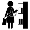 Shoplifting reports to the police-pictograms | Free illustrations