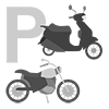 Dedicated motorcycle storage --Pictogram ｜ Free illustration material