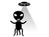 Alien | Alien-Pictogram | Free Illustration Material
