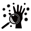 Hand wash ｜ Infection ｜ Bikin ―― Pictogram ｜ Free illustration material