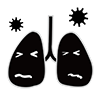 Lungs | Infections | Exacerbations-Pictograms | Free Illustrations
