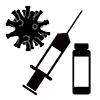 Injection ｜ Vaccine ｜ Prevention-Pictogram ｜ Free illustration material